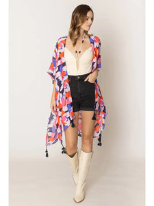 High Tides, Good Vibes Kimono