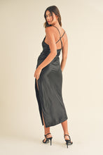 Load image into Gallery viewer, Wrapped in Chic Midi-Black