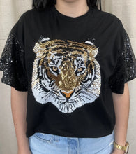 Load image into Gallery viewer, Eye of the Tiger Sequin T