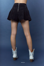 Load image into Gallery viewer, Tied and True Black Denim Shorts