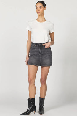 The Quinn Skirt-Faded Black
