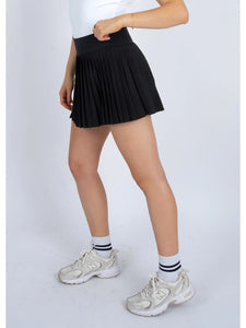 Simply Candid Athleisure Skirt-Black