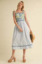 Load image into Gallery viewer, The Rosy Ruffle Midi Dress