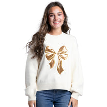 Load image into Gallery viewer, Tied With a Bow Sweater