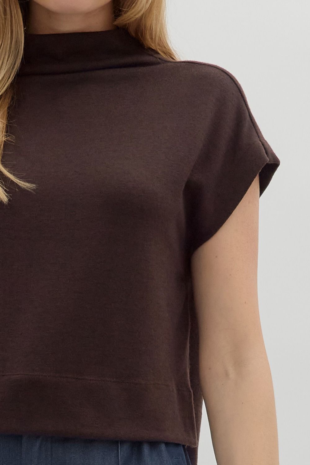 The Russet Glow Knit Sweater-Brown