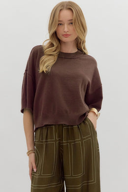 Maple Moments Oversized Knit Sweater