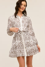 Load image into Gallery viewer, The Brown Paisley Dress