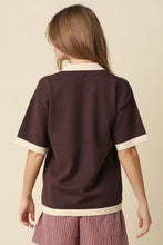 Load image into Gallery viewer, The Lily Contrast Knit Top