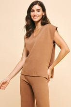 Load image into Gallery viewer, The Stitch and Style Two Piece Set-Camel