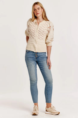 The Ellis Lace Detail Cardigan