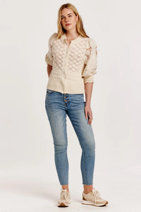The Ellis Lace Detail Cardigan