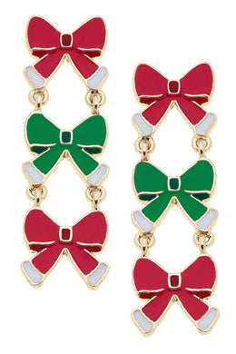 Coquette Christmas Earrings