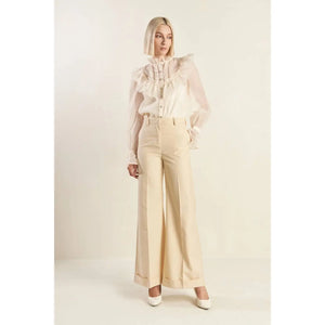 Living for the Moments Dress Pants-Cream