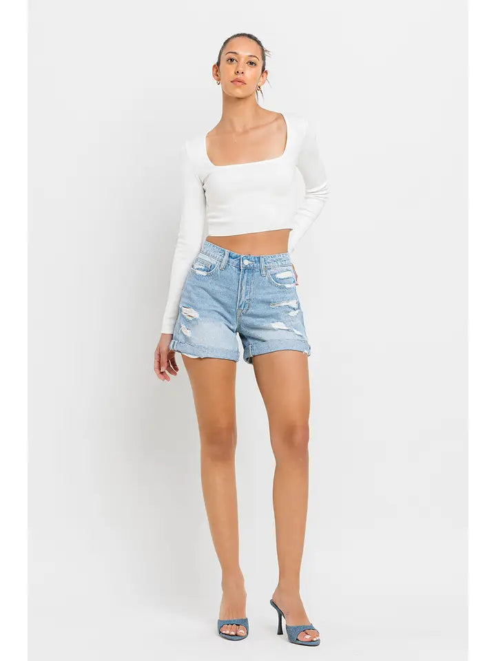 Seal My Fate Denim Shorts