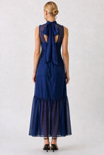 Load image into Gallery viewer, The Lily Organza Maxi-Navy