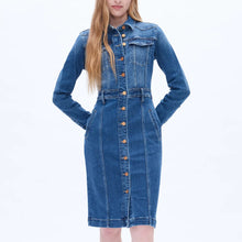 Load image into Gallery viewer, A Love That Never Fades Denim Dress