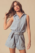 Load image into Gallery viewer, Denim Dreams Romper