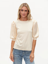 Load image into Gallery viewer, The Elsa Satin Mixed Media top