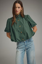 Load image into Gallery viewer, A Love on Top Bubble Hem Blouse