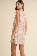 Load image into Gallery viewer, Twilight Florals Mini Dress