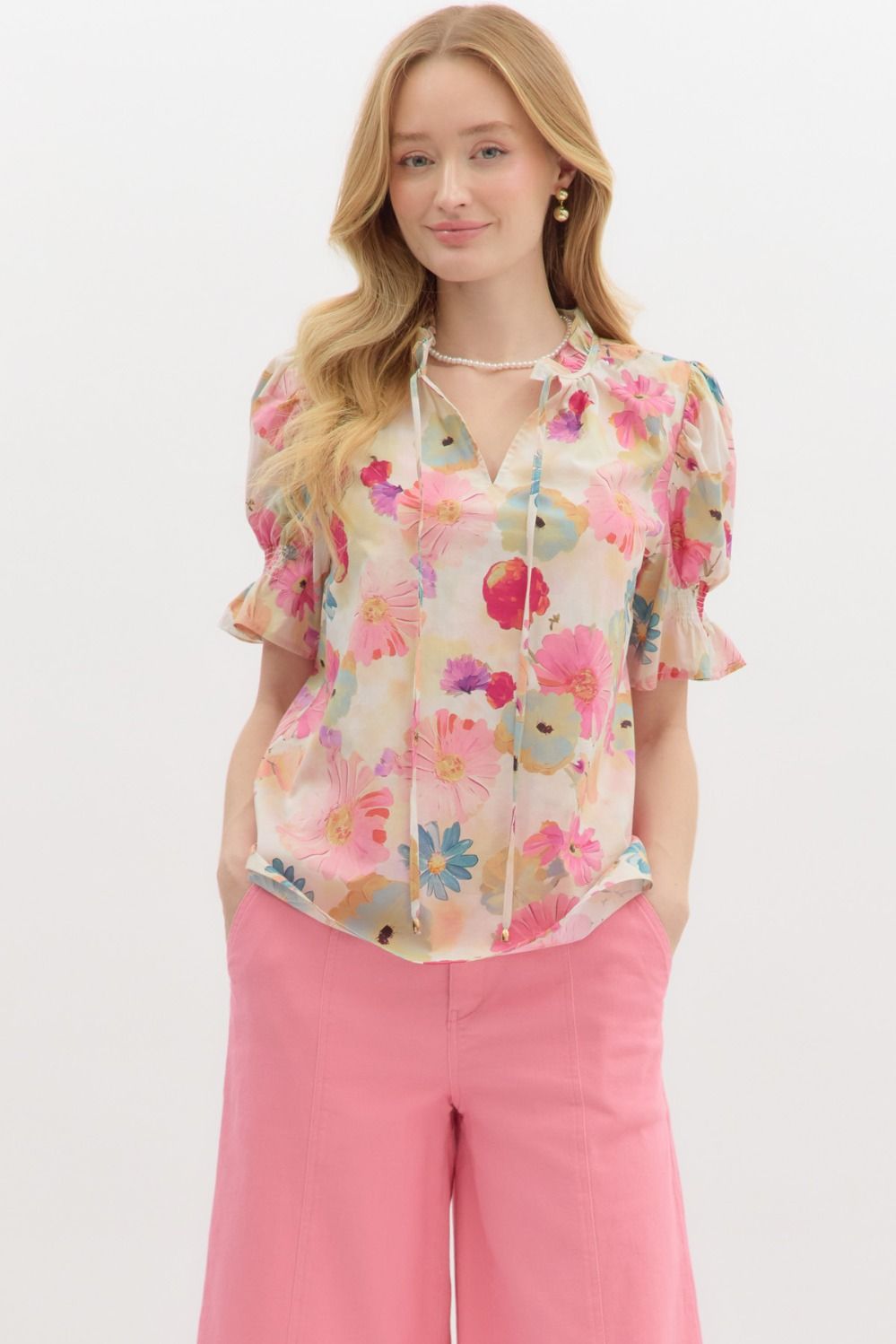 Blossoming Dreams Floral Top