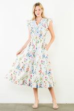 Load image into Gallery viewer, Wildflower Whimsy Midi Dress