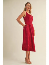Load image into Gallery viewer, The Sweetest Harmony Midi Dress-Cherry
