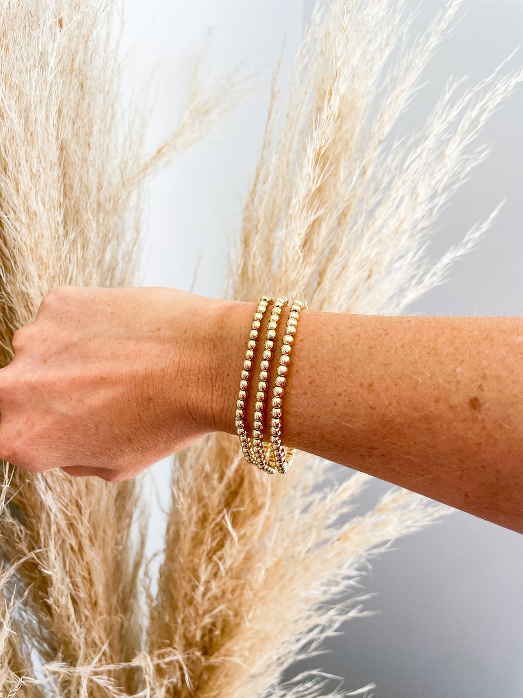 Medium Beaded Stretch Bracelet