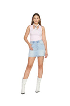 Load image into Gallery viewer, Get Where I&#39;m Going Denim Skirt