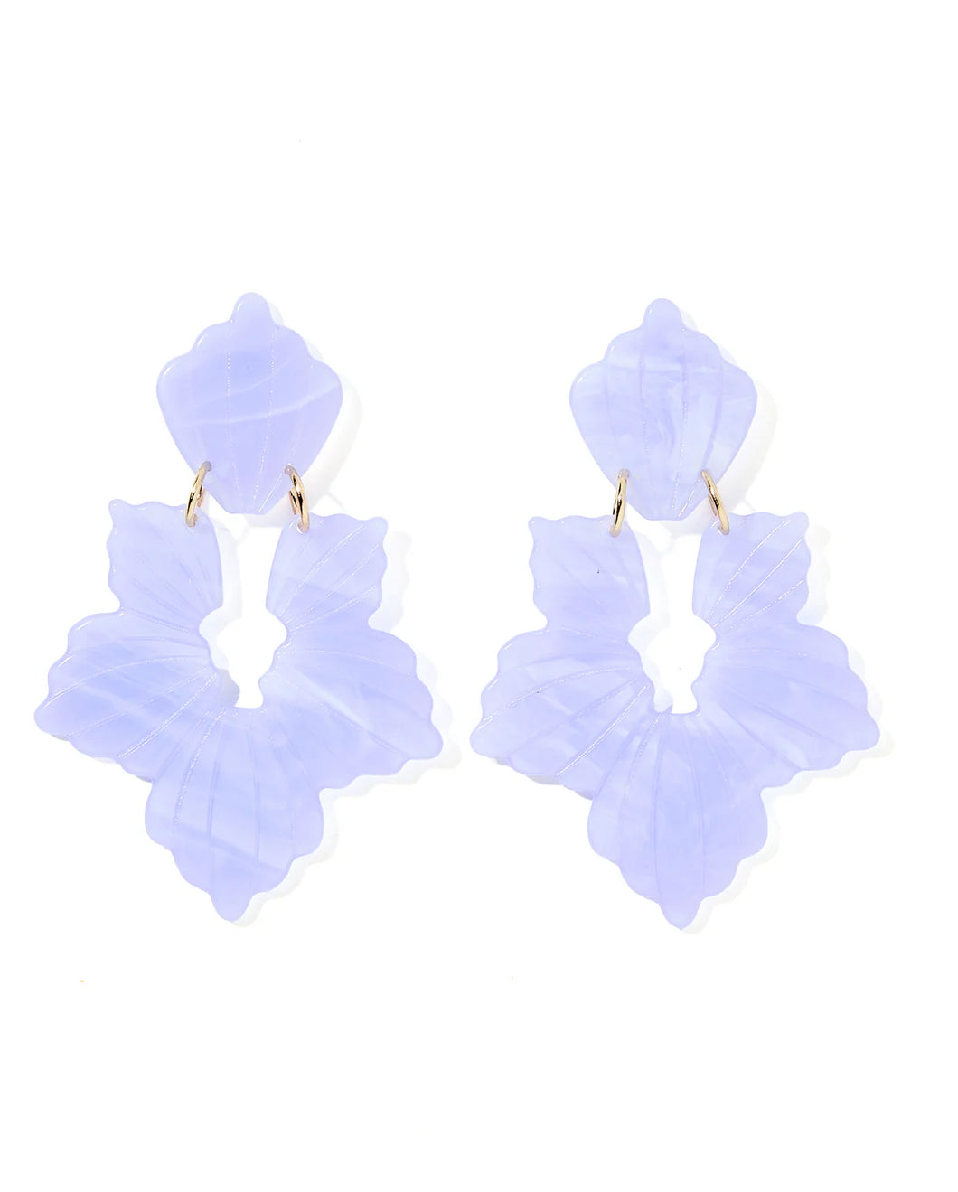 The Mal Statement Earrings-Lavender Haze
