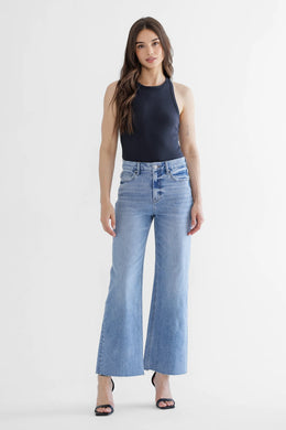 My Happy Place Wide Leg Denim