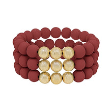 Load image into Gallery viewer, Clay Textured Stack-able Bracelets