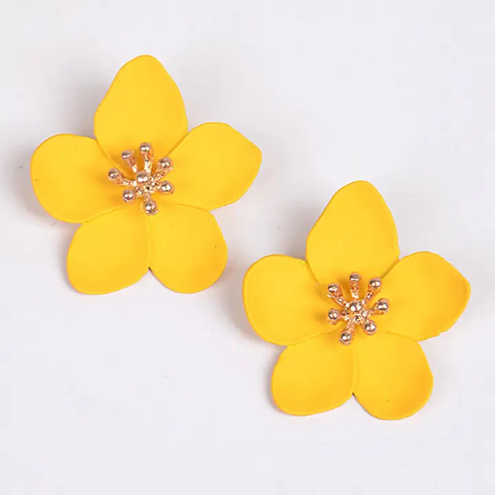 Flower Post Earrings