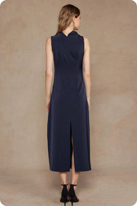 Glow with Grace Midi-Navy
