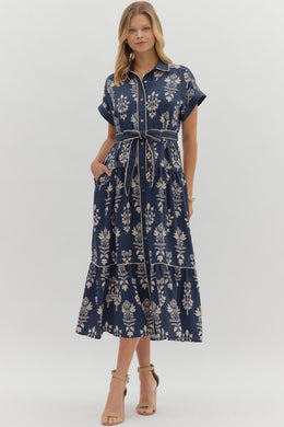 The Autumn Edge Midi Dress