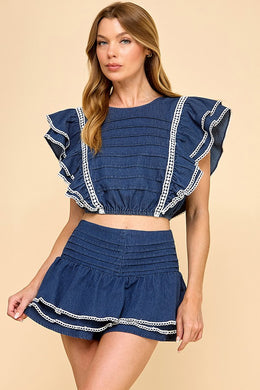Denim Darling Two Piece Set
