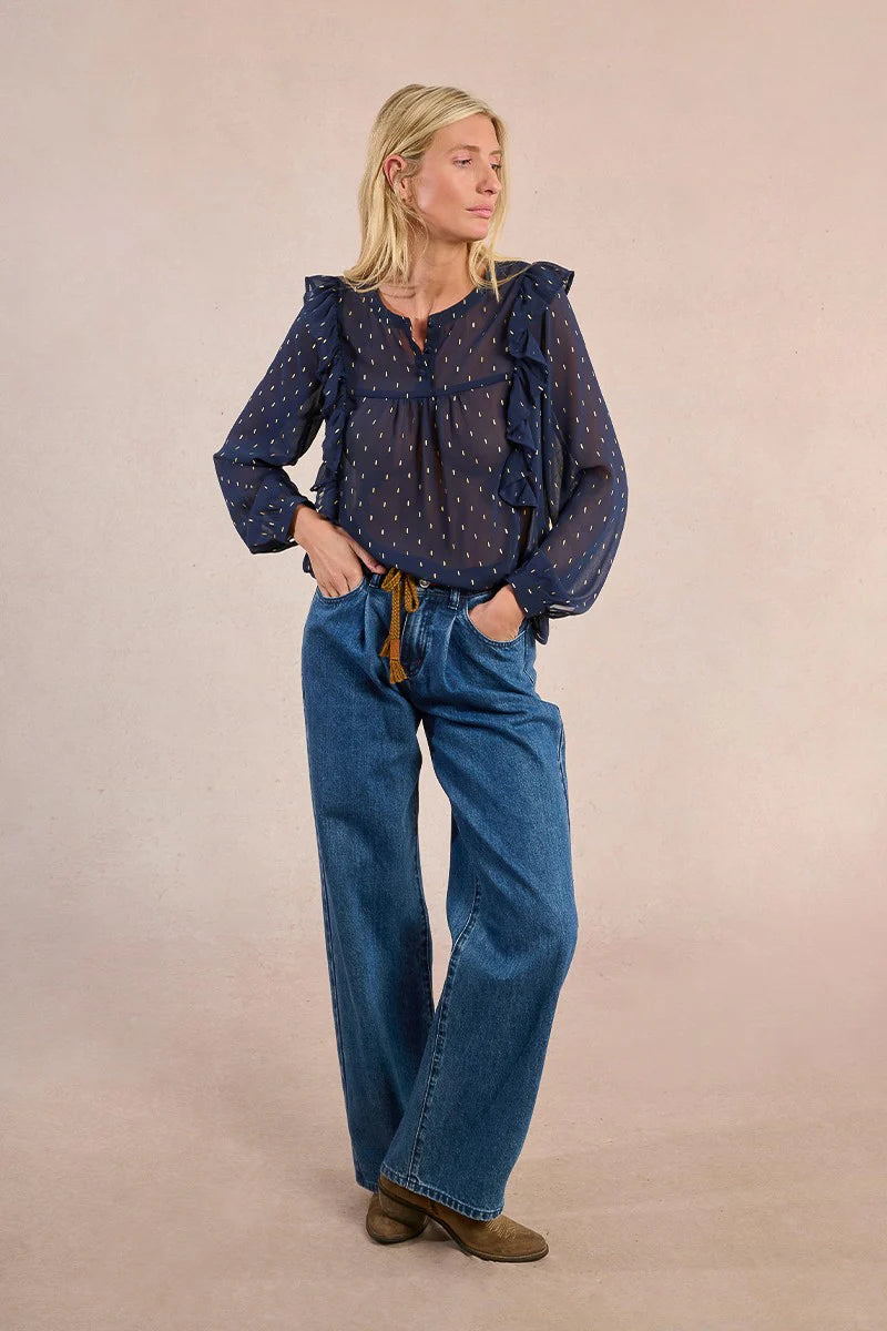 The Blue and Bold Blouse