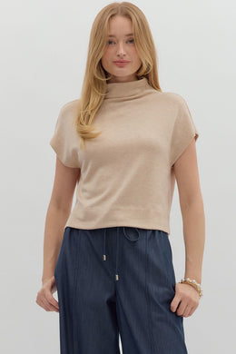 The Russet Glow Knit Sweater-Oatmeal