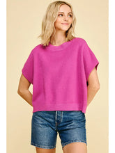 Load image into Gallery viewer, Keep Me Knit Sleeveless Top - Pink