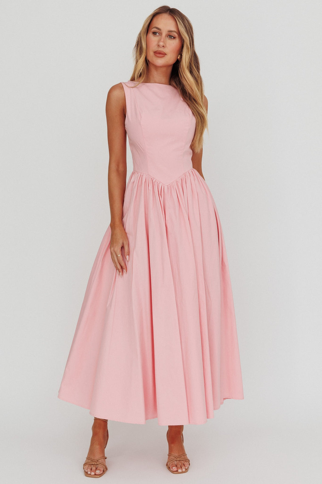 Sweet Blossom Midi Dress