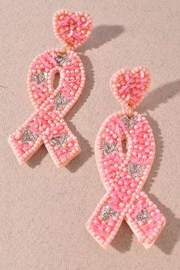 Breast Cancer Awareness Earrings