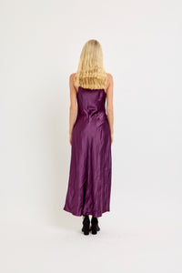 Violet Veil Maxi Dress