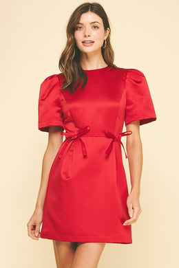 The Poinsettia Mini Dress