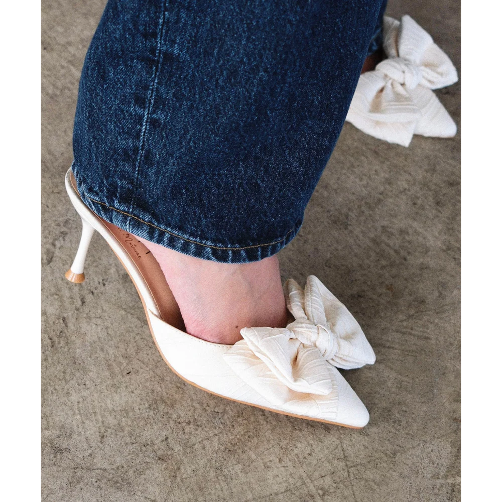 The Pretty in Poise Heel - Cream