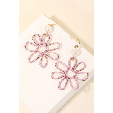 Pearl and Petal Earrings