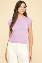 Load image into Gallery viewer, The Soft Life Knit Top-Lavender