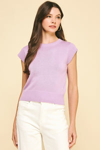 The Soft Life Knit Top-Lavender