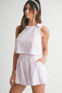 Pinstripe Princess Two Piece Set