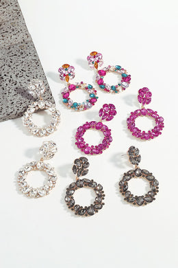 Radiant Rhinestone Earrings