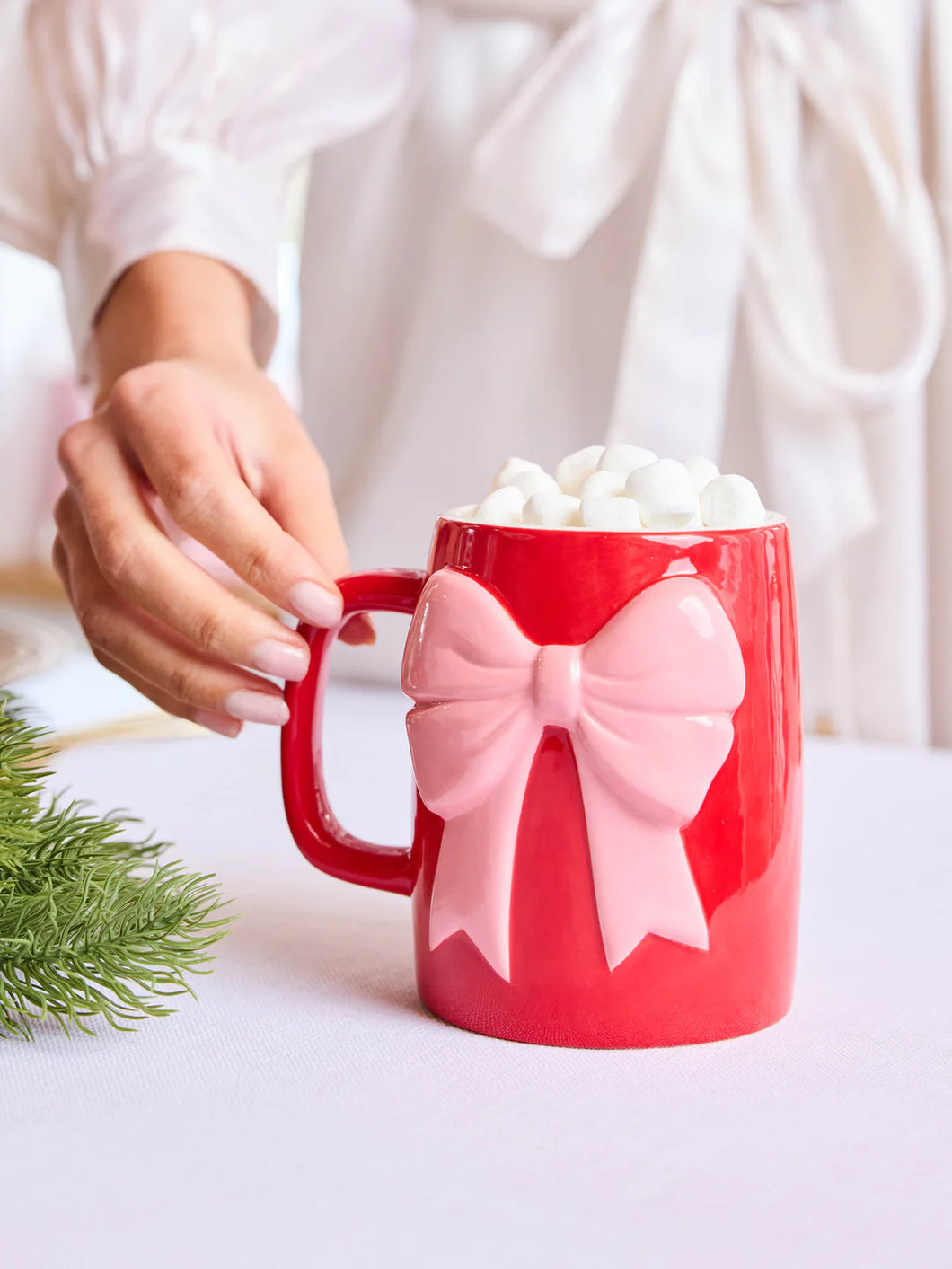 Red Bow Mug